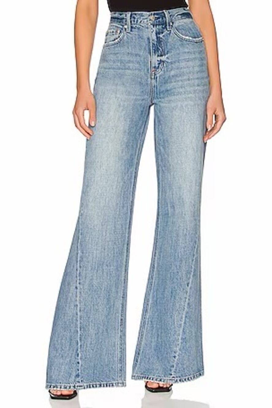 Pistola Ruby High Rise Palazzo Pant in Othello Size 25